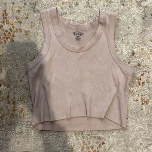 John Galt One Size Dusty Pink Tank Top